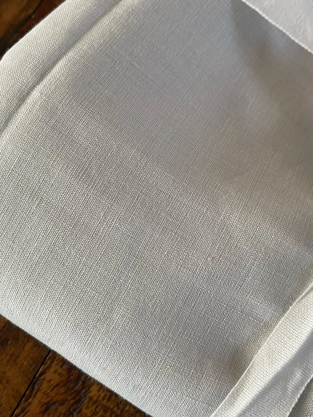 NWOT Quince European Linen Shower Curtain, 72 X 72 Light Gray